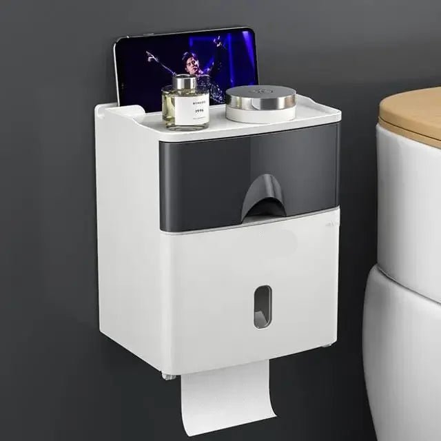 Wandhalterung Für Toilettenpapier - Wasserdicht, Platzsparend, Modernes Design 9