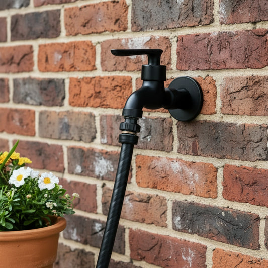 AQUAMOUNT – Wall-mounted water tap – Practical solution for home and garden