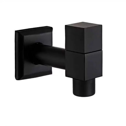 Wandmontierter Wasserhahn Schwarz aus Messing für Küche und Bad - Hochwertige Küchenarmatur 11