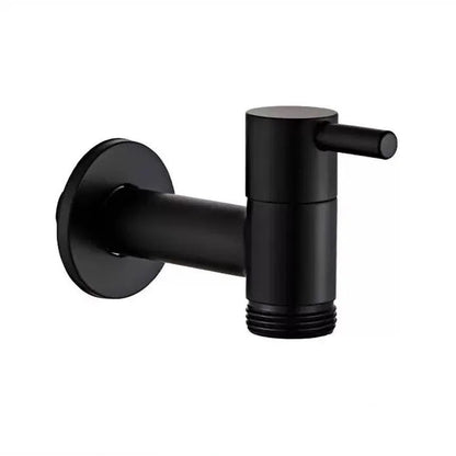 Wandmontierter Wasserhahn Schwarz aus Messing für Küche und Bad - Hochwertige Küchenarmatur 12