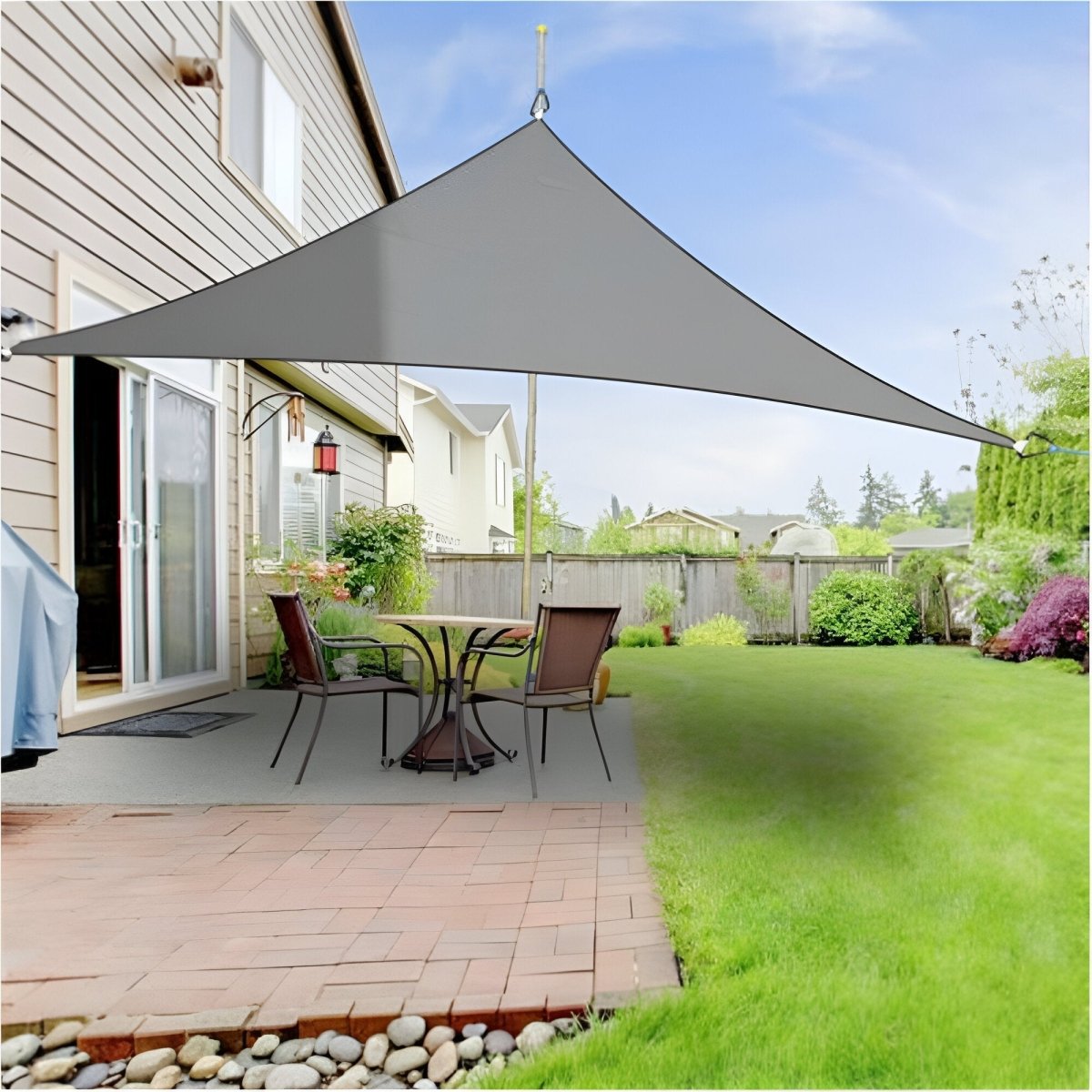 Wasserabweisender Sonnenschirm Rechteckig – UV-Schutz für Balkon und Garten 4