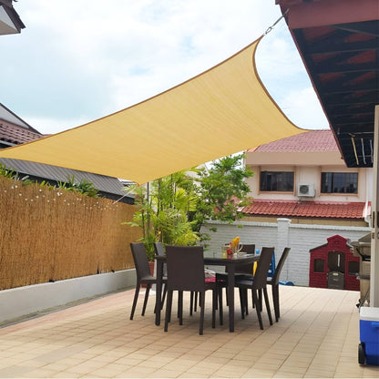 Wasserabweisender Sonnenschirm Rechteckig – UV-Schutz für Balkon und Garten 8