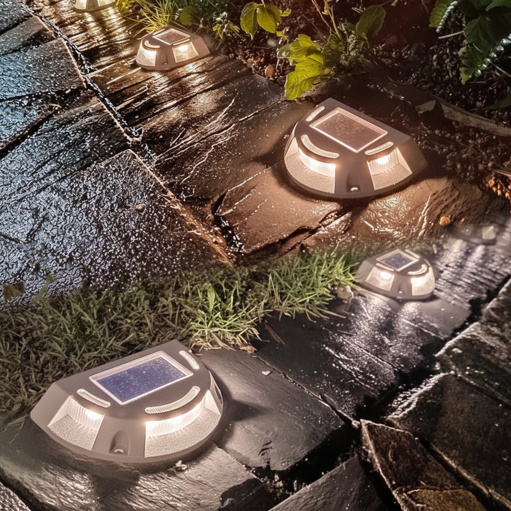 Wasserdichte Außenleuchte mit Lichtsensor - SolarLED Treppenlampe für Sicherheit und Stil 1