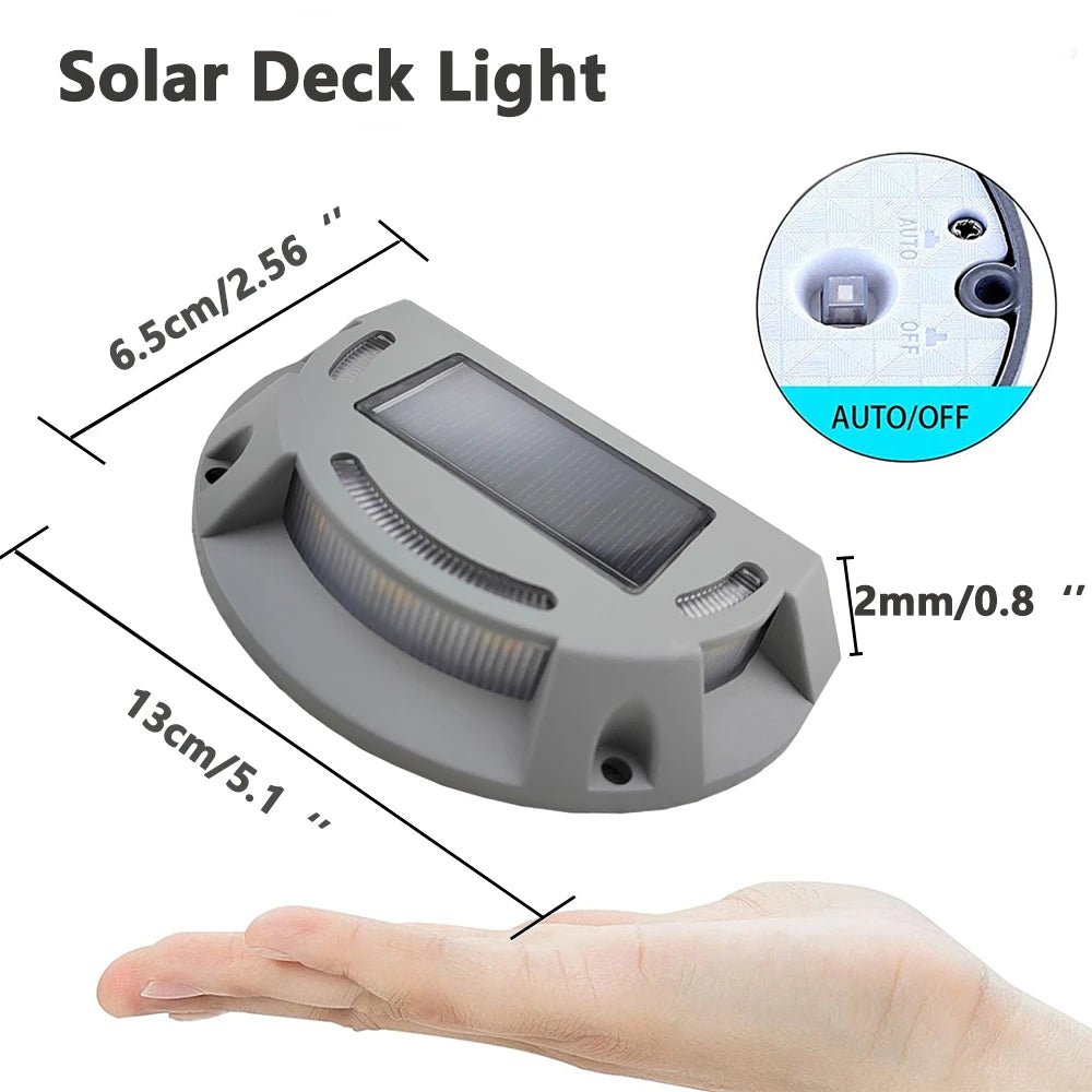SOLARLED – Waterdichte trapverlichting met lichtsensor voor meer veiligheid