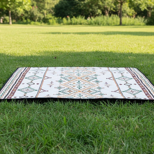 Wasserdichte Picknickdecke 200x200 cm - Ideal für Strand und Camping, Leicht Tragbar 0