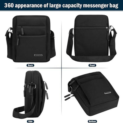 METROSAFE – Bolso de hombro impermeable para hombre con diseño antirrobo