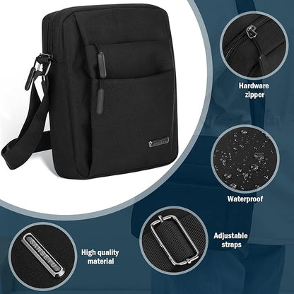 METROSAFE – Bolso de hombro impermeable para hombre con diseño antirrobo