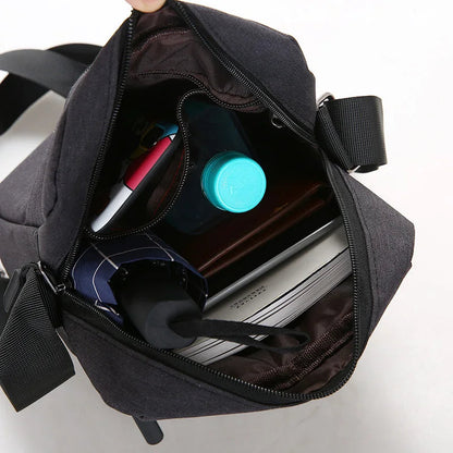 METROSAFE – Bolso de hombro impermeable para hombre con diseño antirrobo