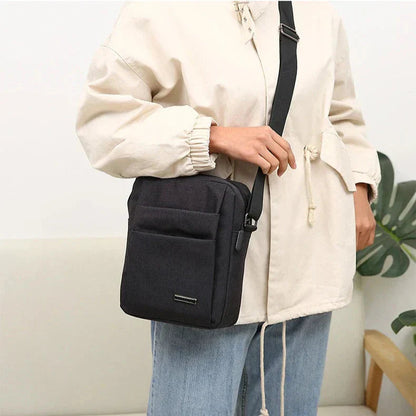 METROSAFE – Bolso de hombro impermeable para hombre con diseño antirrobo