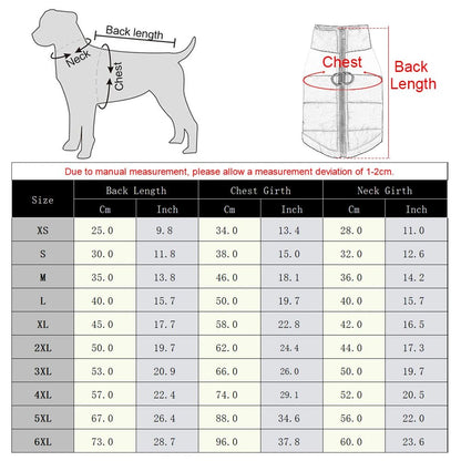 SnugTail – Chaqueta de invierno cálida e impermeable para perros
