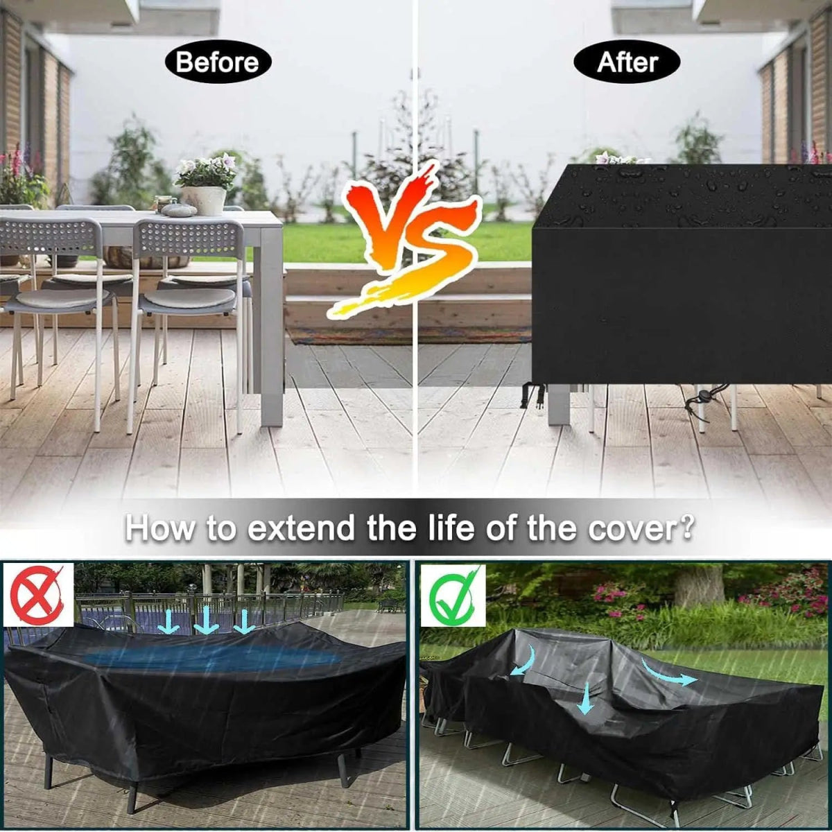 AEROGUARD – High-Quality Patio Furniture Covers for Year-Round Protection