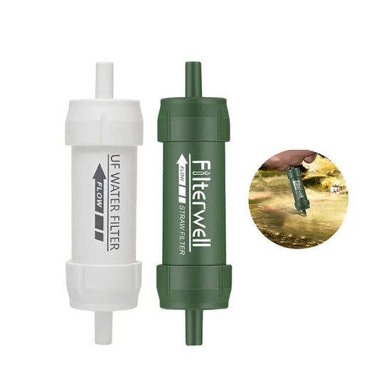 Westtune Mini Filtro de Agua – Filtro de Agua Portátil con Pajilla para Camping y Emergencias