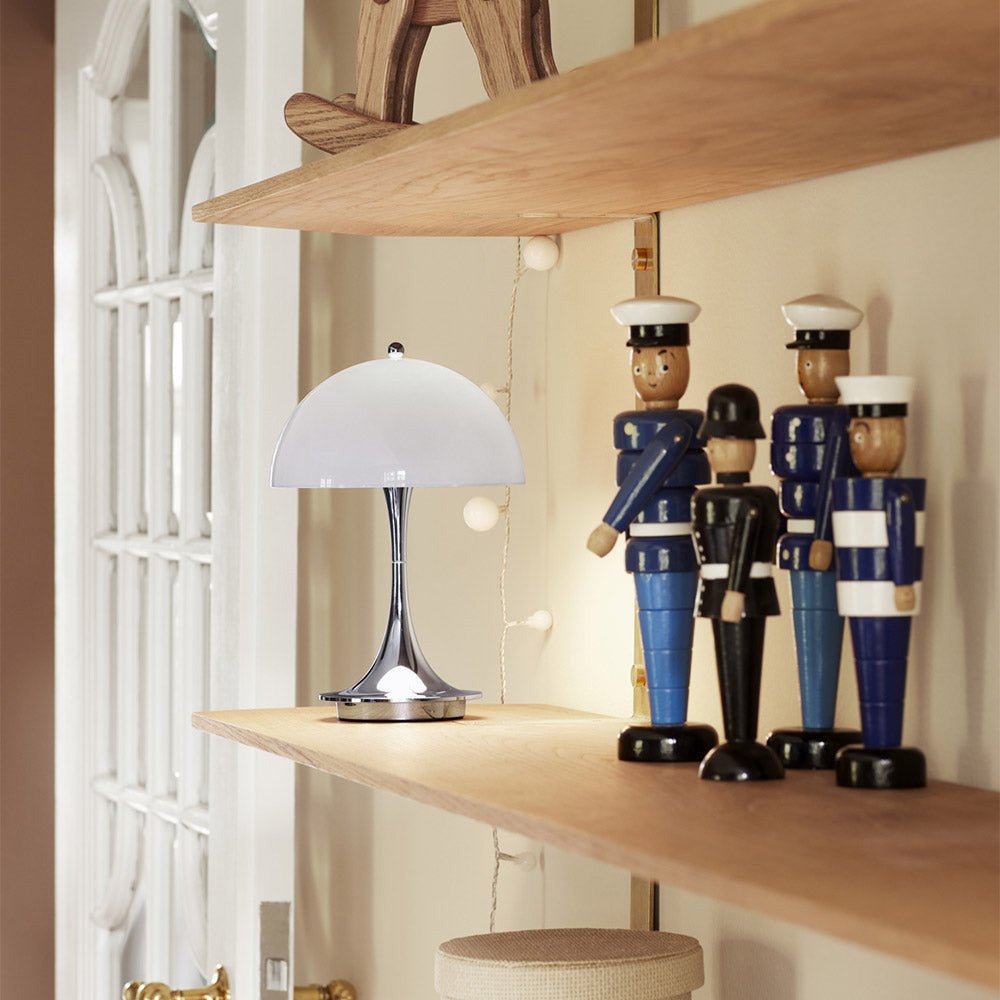 Wiederaufladbare LED Tischleuchte Panthella 160 - Kabellos, Modernes Design, Dimmbar 2