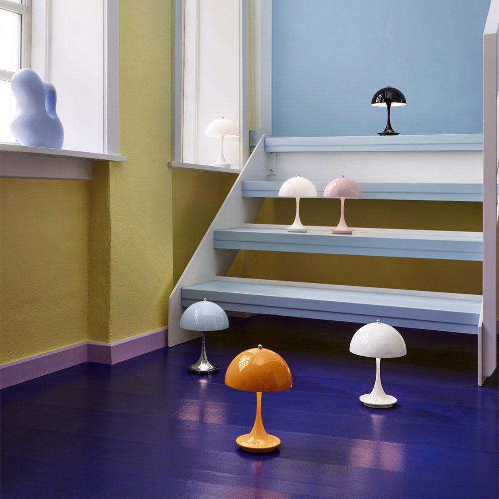 Wiederaufladbare LED Tischleuchte Panthella 160 - Kabellos, Modernes Design, Dimmbar 6