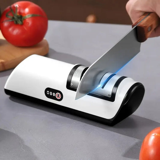 SharpEase Duo – Rechargeable 2-Stage Knife Sharpener for Ceramic & Steel Blades