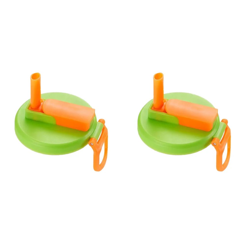 Wiederverwendbare Getränkedosendeckel mit Strohhalm - 2/4er Set aus ABS für Frische und Schutz 6