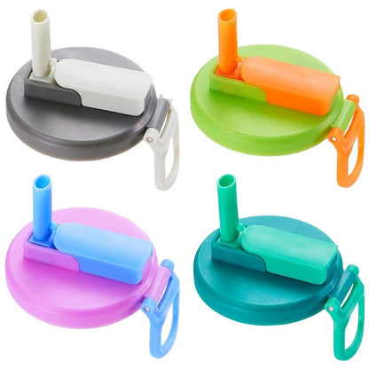 Wiederverwendbare Getränkedosendeckel mit Strohhalm - 2/4er Set aus ABS für Frische und Schutz 8