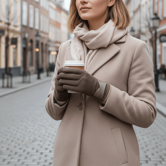 WINTERTOUCH – Guantes de mujer con función táctil y ajuste seguro