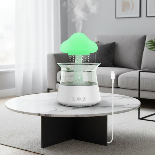 Wolkenförmiger Luftbefeuchter mit Aromatherapie & Ultraschall-Zerstäubung 5