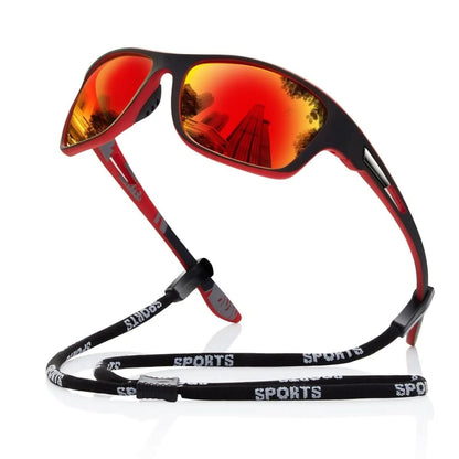 POLARSPORTX Pro - Lunettes de soleil polarisées de sport avec protection UV400 pour l'extérieur et le quotidien