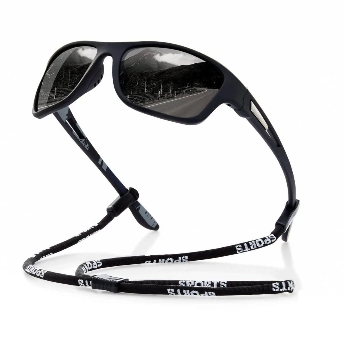 POLARSPORTX Pro - Lunettes de soleil polarisées de sport avec protection UV400 pour l'extérieur et le quotidien