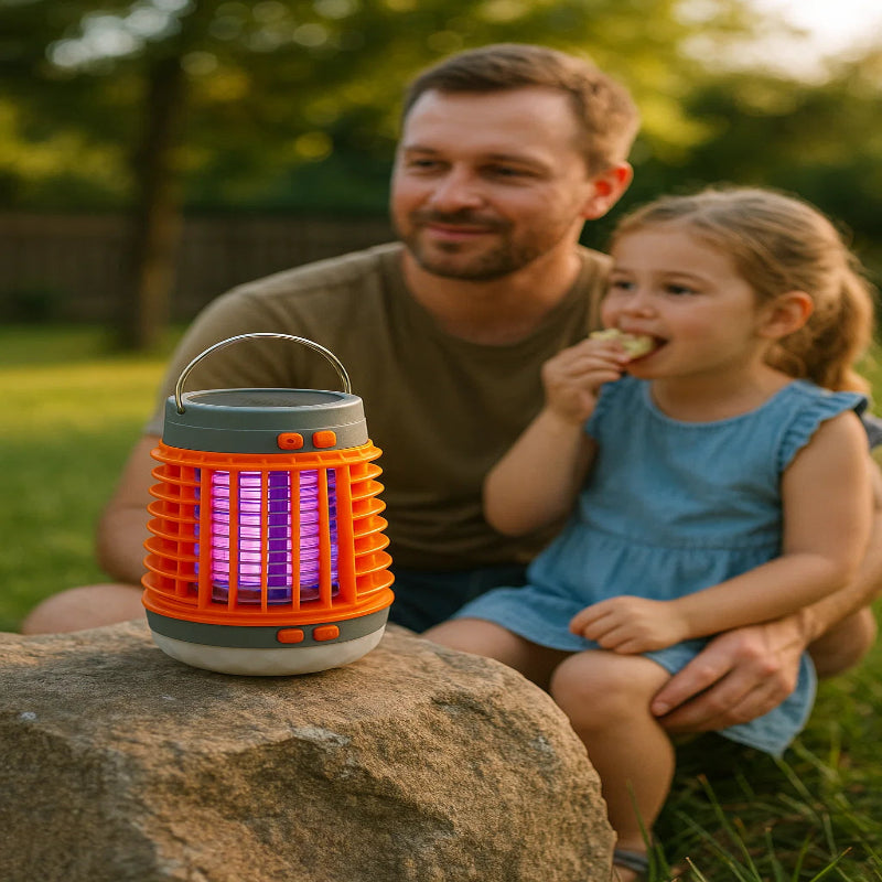 ZAPPERLANTERN – 2-in-1 Solar-Insektenvernichter und Campinglaterne 1