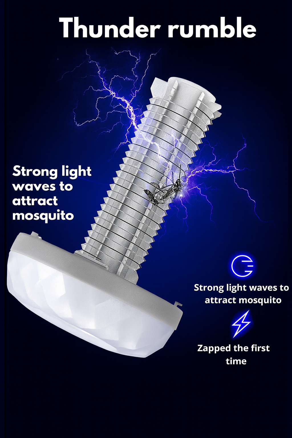 ZAPPERLANTERN – 2-in-1 Solar-Insektenvernichter und Campinglaterne 7