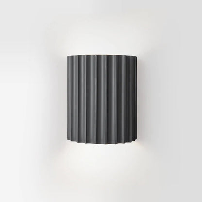 Wandleuchte Schwarz 30x20x12 cm LED Harz Moderne Wandlampe-6
