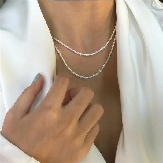 Starlight Necklace Set - Délicate parure de colliers en argent 925 pour un style élégant