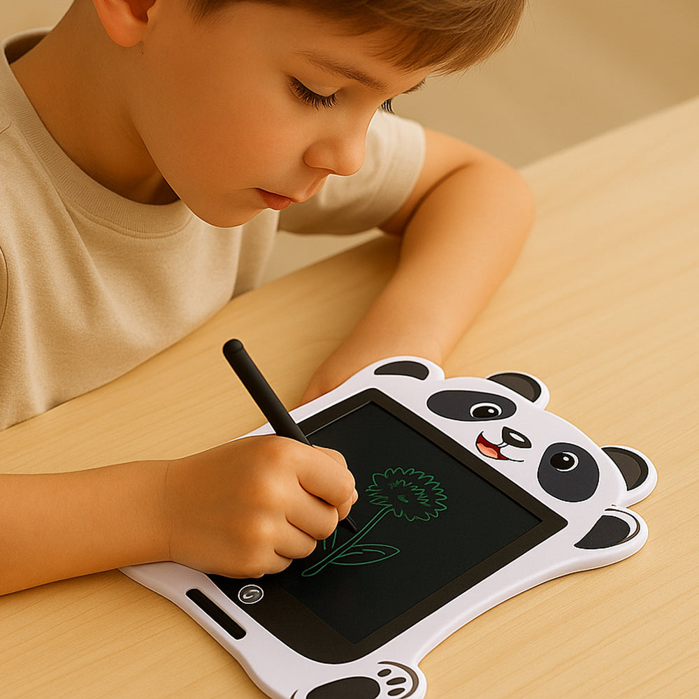 DRAWBUDDY 8.5" - LCD drawing board for children with animal motifs & stylus