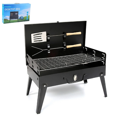 GrillMate Fold – Parrilla plegable de acero para camping y jardín