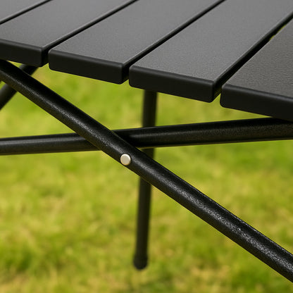 CAMPFLEX TABLE - Foldable camping table with X-frame & heat-resistant surface