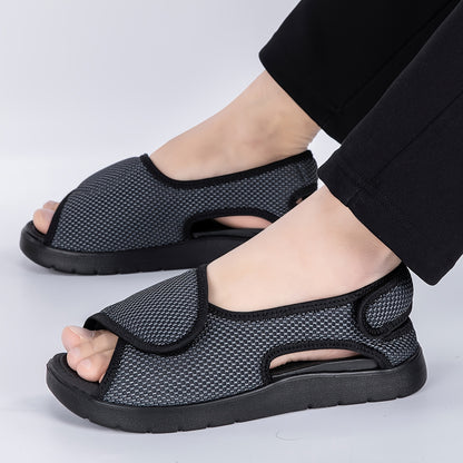 WIDENOX – Zapatos cómodos transpirables de ancho extra para pies hinchados