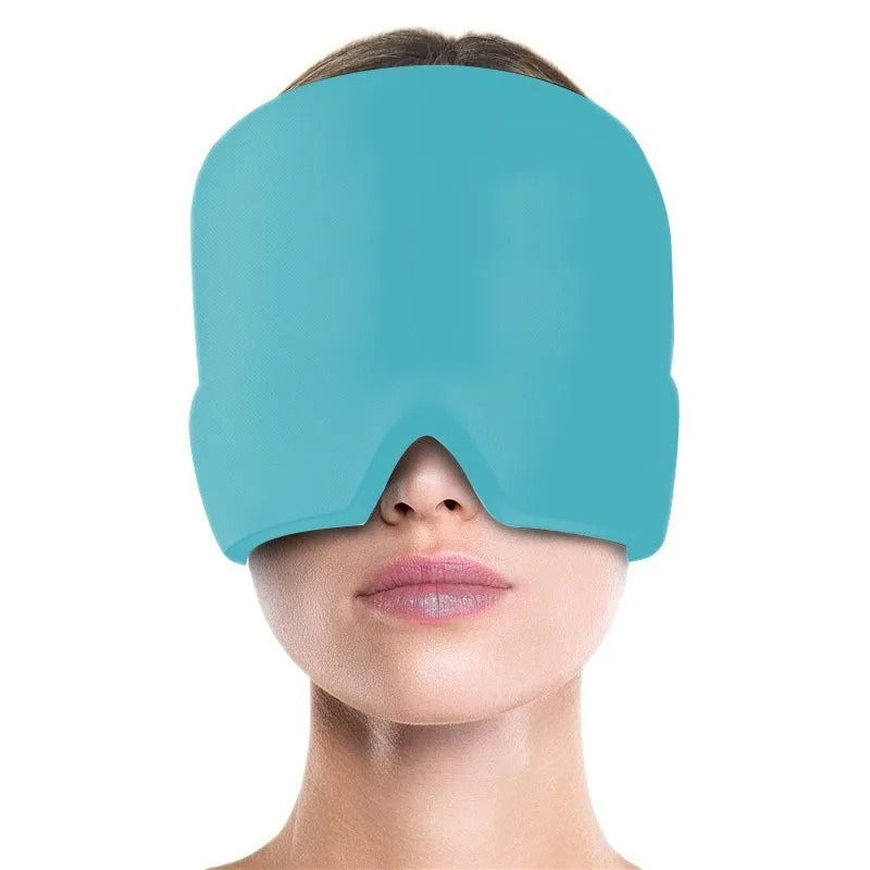 Aiuto per la testa - maschera per emicrania e cefalea con terapia del freddo e del calore