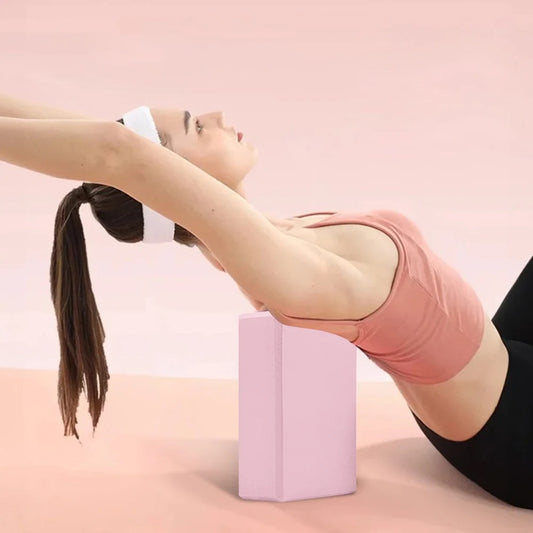 SupportFlex Bloque de Yoga – Bloque de espuma estable para equilibrio y comodidad