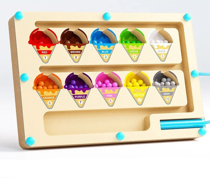 ColorQuest – Juego magnético de colores y números para niños a partir de 3 años