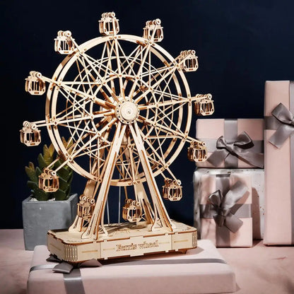 WheelCraft - 3D wooden model Ferris wheel to build yourself