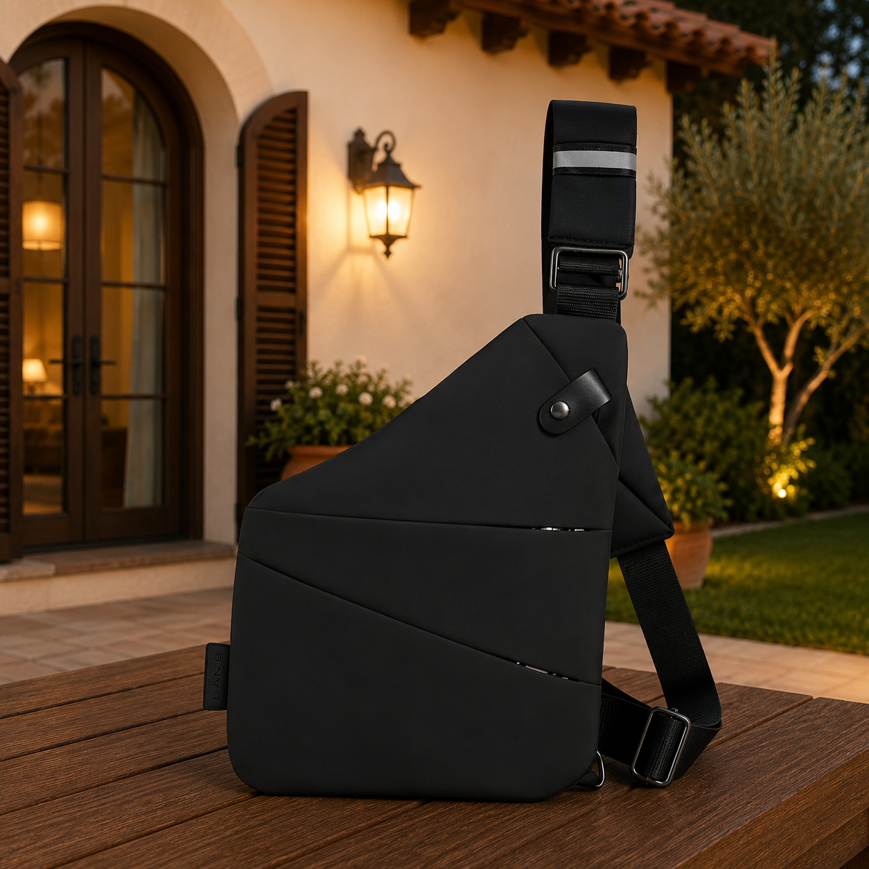 TRAVGUARD – Theft-Proof Shoulder Bag with RFID Protection and Water-Repellent Design