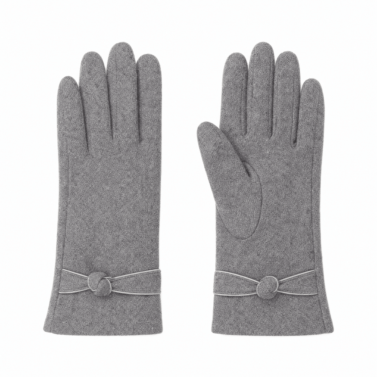 BELLAVORA – Gants pour femme avec nœud décoratif