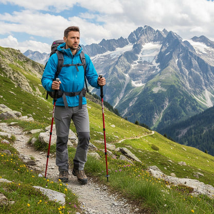 TREKKIFY – Bastoni da passeggio pieghevoli e regolabili per escursioni