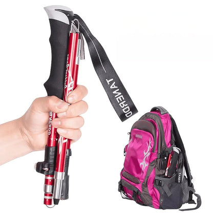 Faltbare Wanderstöcke Teleskop aus Carbon – Leicht, Ergonomisch für Trekking-3