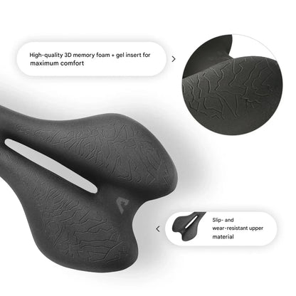 VELOMEMO – Ergonomisch fietszadel met traagschuim