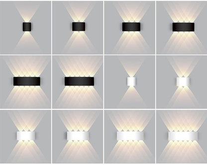 Waterdichte LED-buitenwandlamp – Elegante & energiezuinige buitenverlichting van aluminium