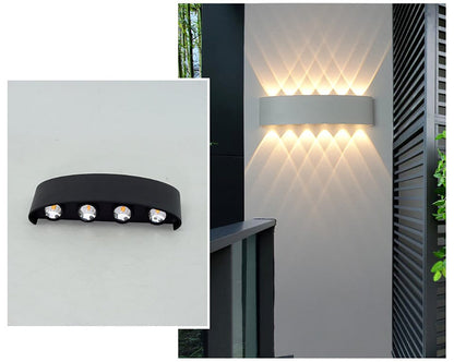 Waterdichte LED-buitenwandlamp – Elegante & energiezuinige buitenverlichting van aluminium