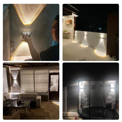 Waterdichte LED-buitenwandlamp – Elegante & energiezuinige buitenverlichting van aluminium