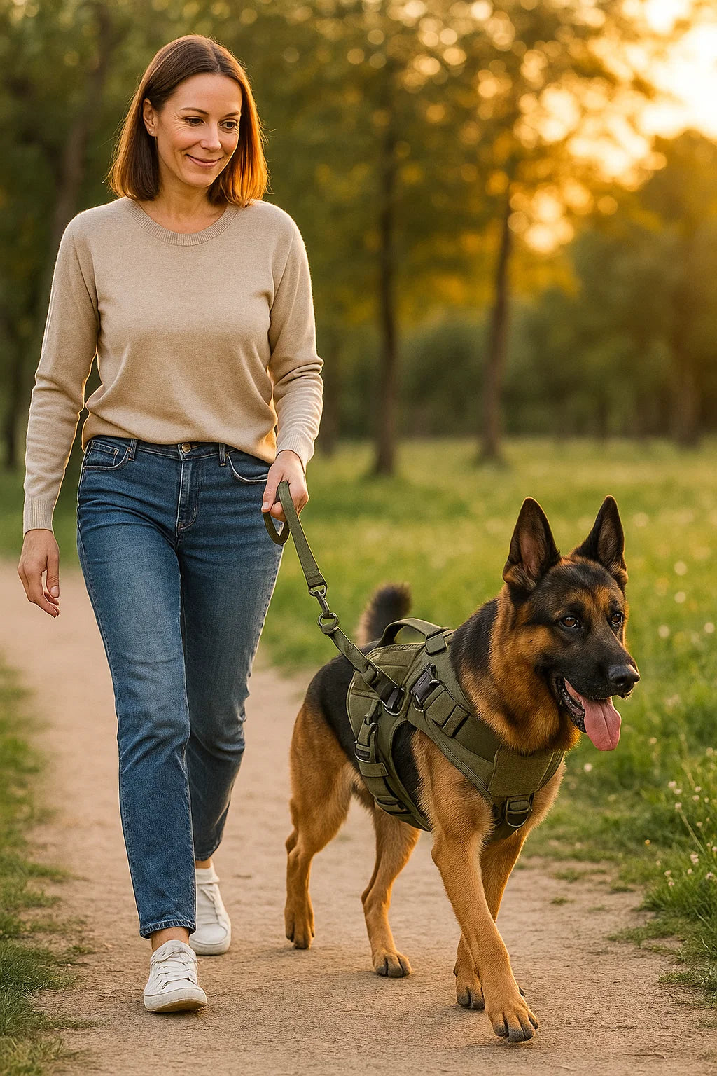 TacticalK9 dog harness - Robust & comfortable design for safe training