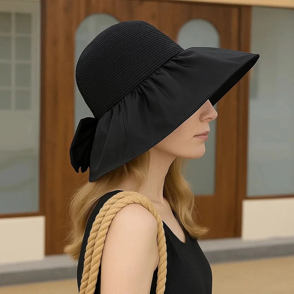 PROMENADE – Sombrero de sol elegante con ala ancha para protección UV