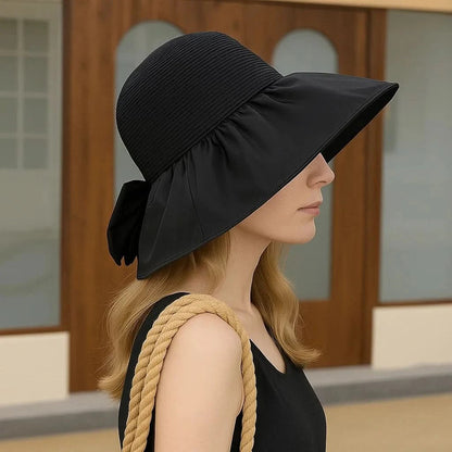PROMENADE – Sombrero de sol elegante con ala ancha para protección UV