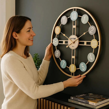 RUHEZEIT – Reloj de pared silencioso para una cultura de vida pacífica