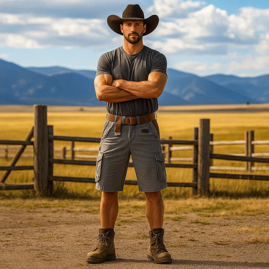 MAVERICK Shorts – Pantalones cortos cargo cómodos para hombre con muchos bolsillos